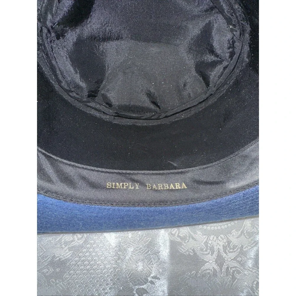 Simply Barbara Denim Hat Cowgirl Made In USA Medium
